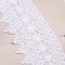 1 Yard Ivory 4 Inch Lisetta Elegant Floral Organza Lace Trim for Wedding Dress Costume
